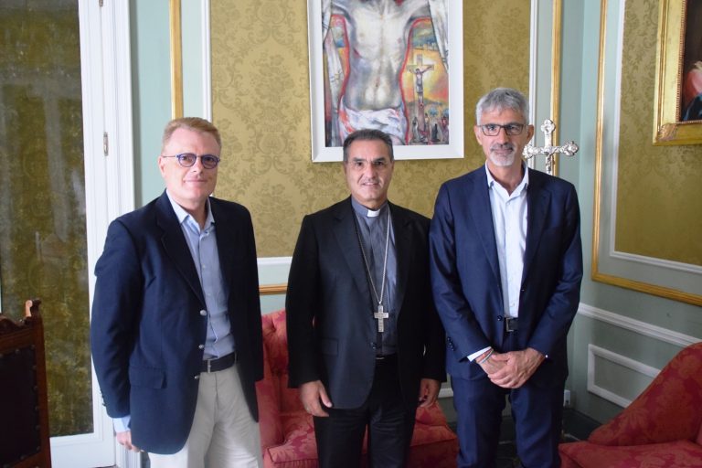 Incontro con il vescovo ed il sindaco di Ragusa