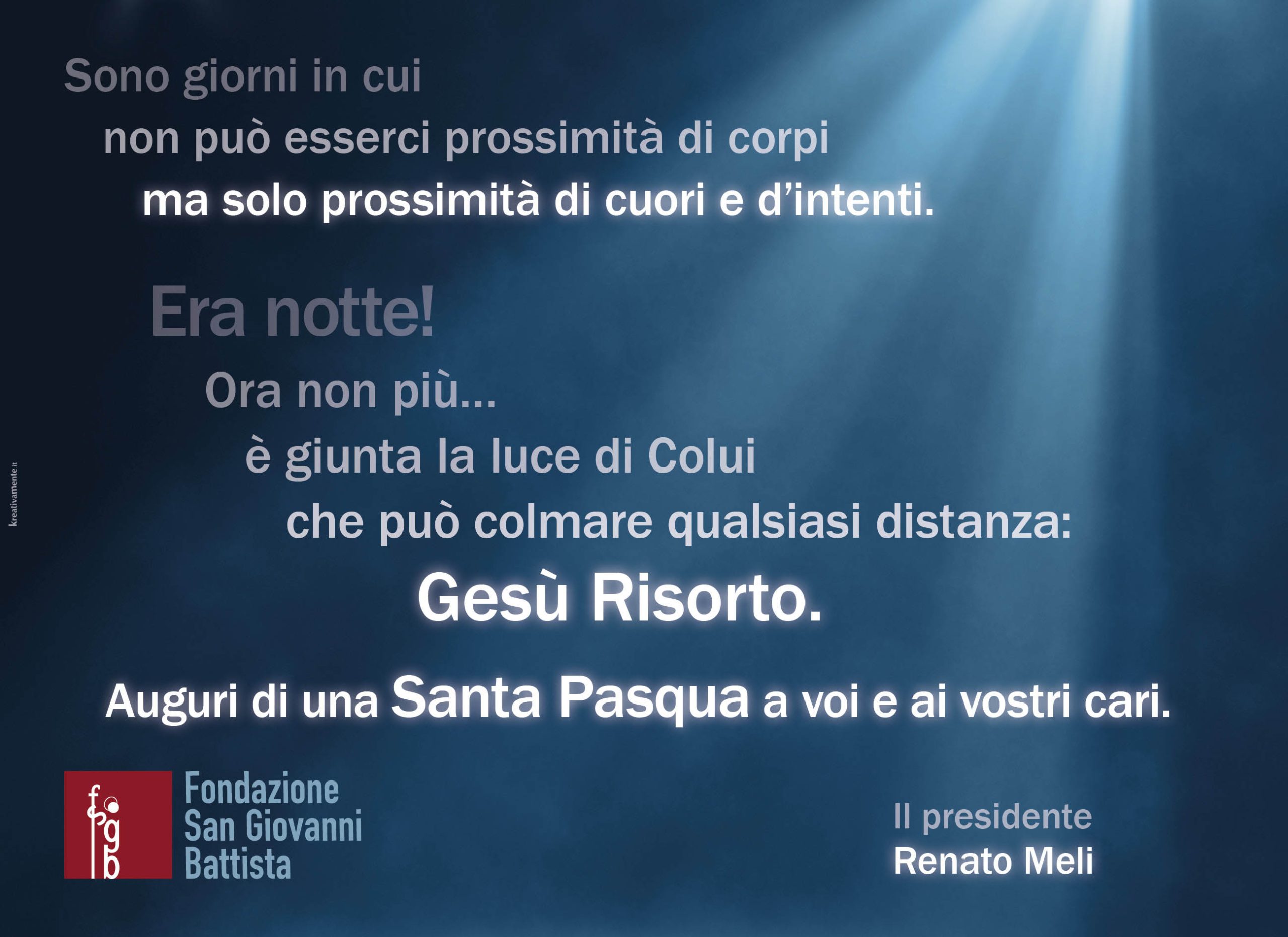 Auguri di buona Pasqua