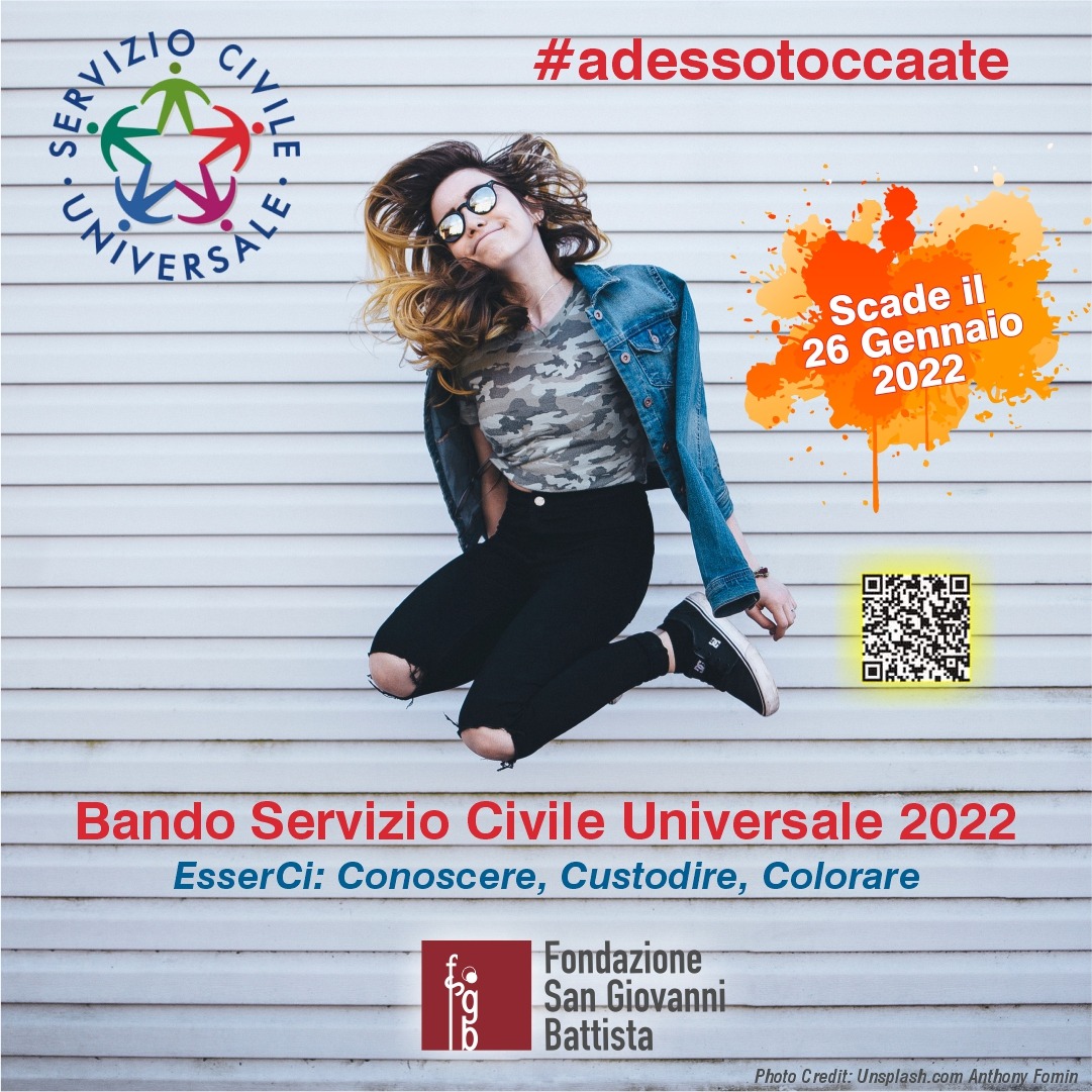 BANDO SERVIZIO CIVILE UNIVERSALE 2022