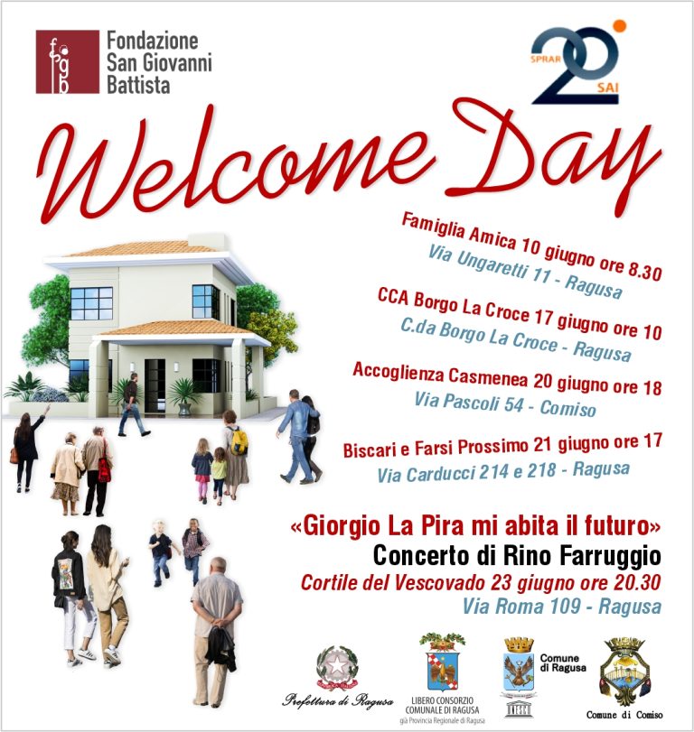 “Welcome day” e Giornata del rifugiato 2022