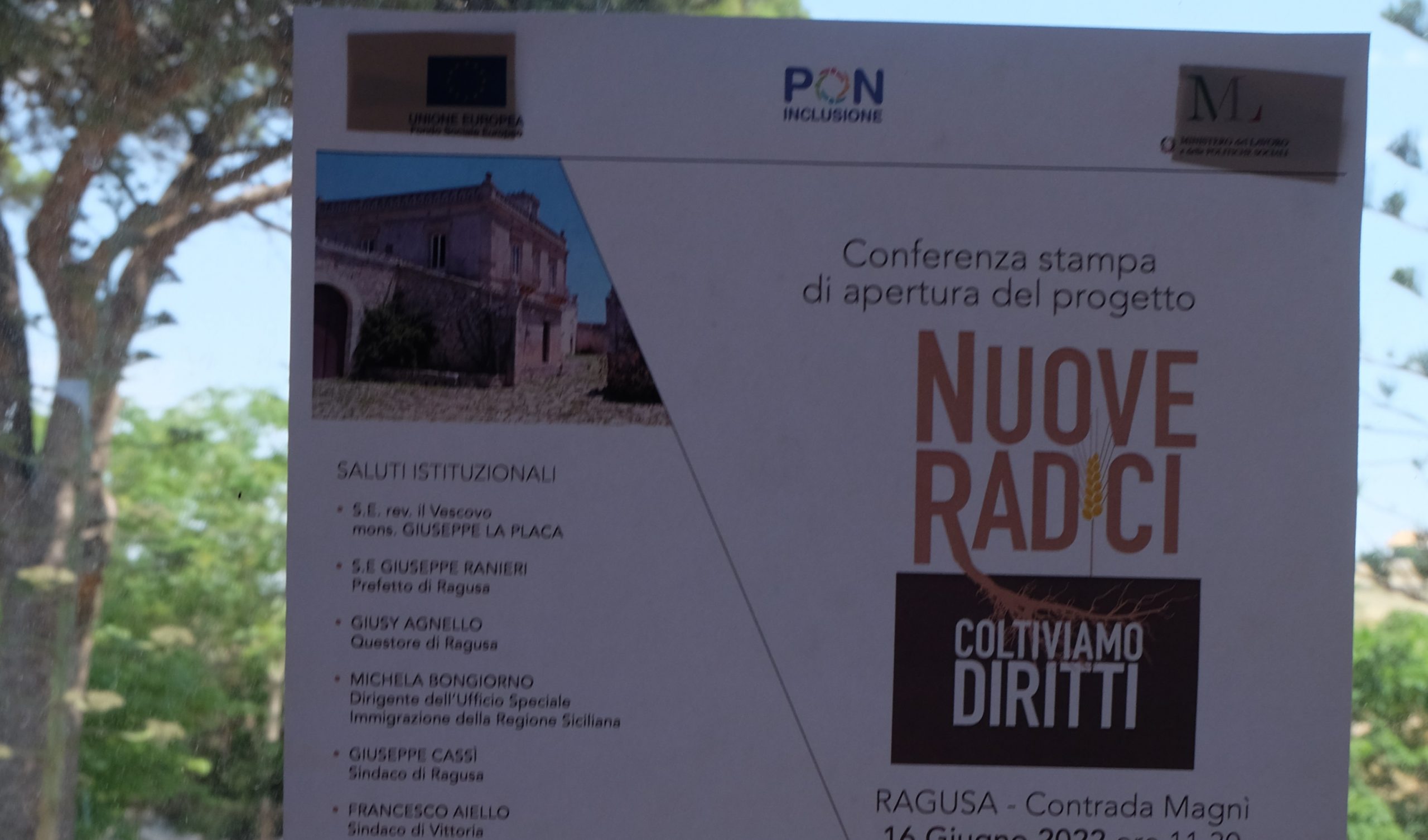 Graduatoria progetto “Nuove radici”