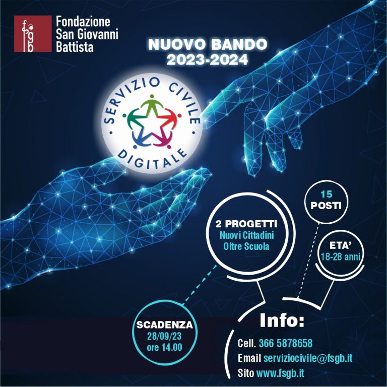 Bando selezione operatori volontari programmi di intervento di  Servizio Civile Digitale