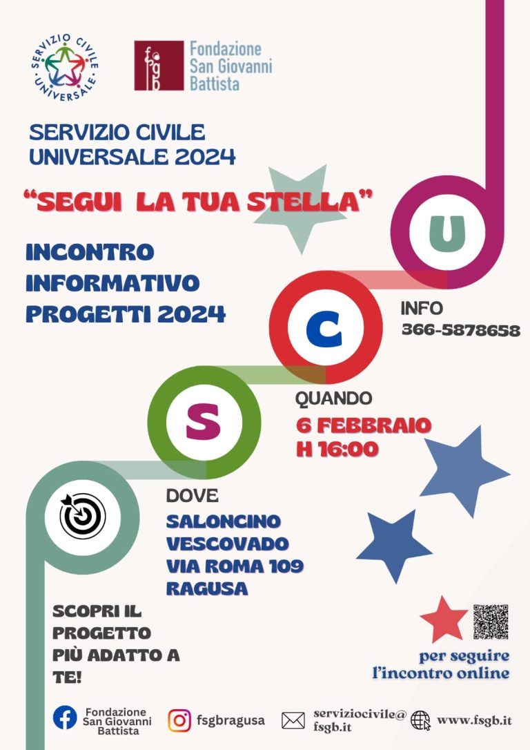 Info day per il Servizio civile universale