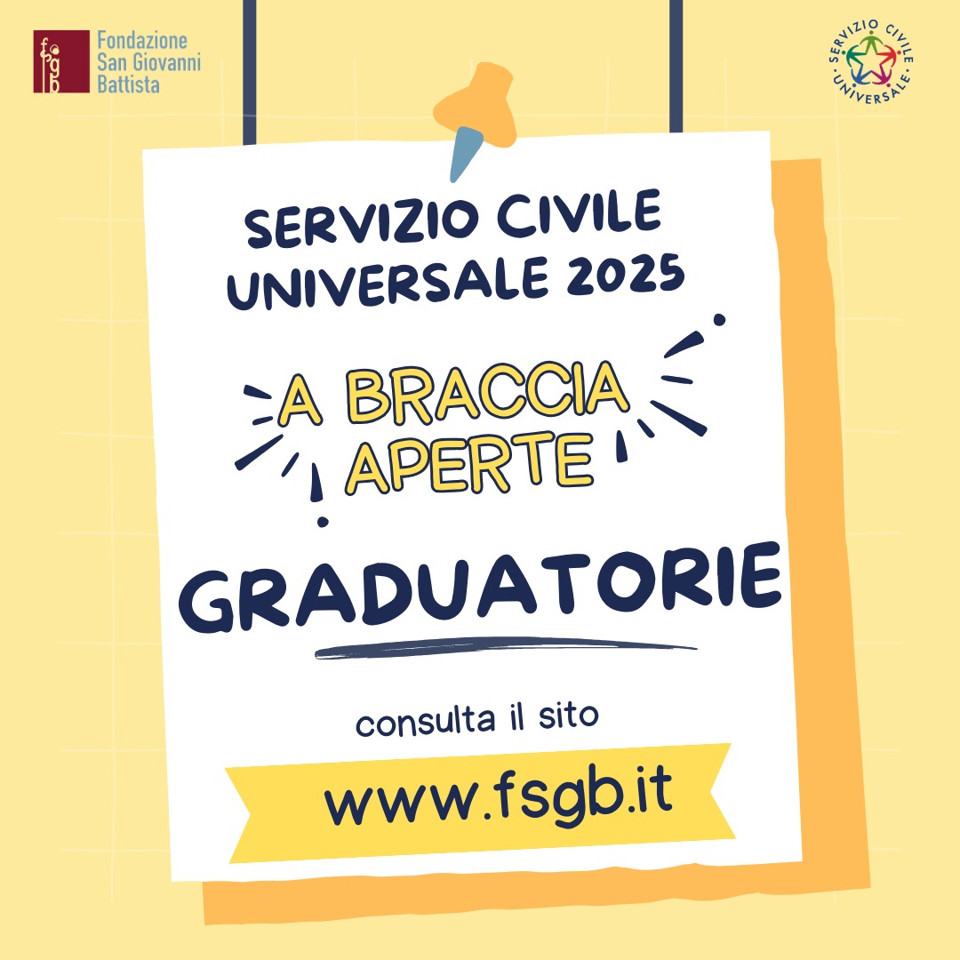 Pubblicazione Graduatorie Servizio civile universale bando 2024